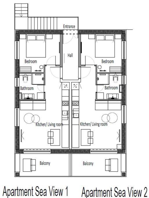 Apartament Sea View Seget Vranjica Zewnętrze zdjęcie